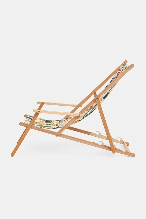 Lifestyle i travel Leżak ogrodowy z podłokietnikami RS26-GAU802 multicolor