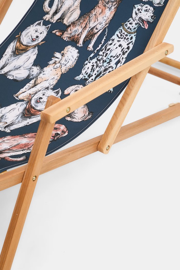 Leżak z podłokietnikiem z drewna bukowego multicolor RS26-GAU810
