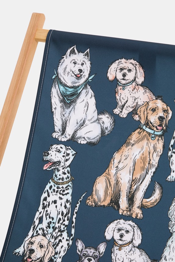 Leżak z podłokietnikiem z drewna bukowego RS26-GAU810 multicolor