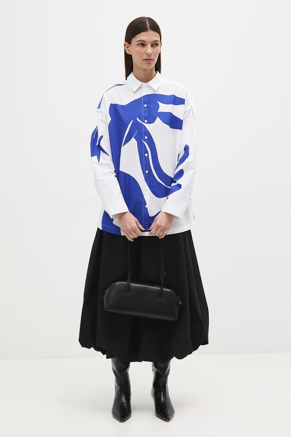 Bavlnená košeľa z kolekcie Eviva L'arte RS26-KDD254 biela