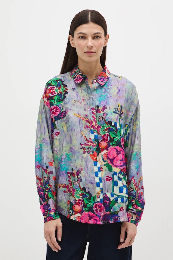 Koszula damska z kolekcji Eviva L'arte RS26-KDD255 multicolor RS26