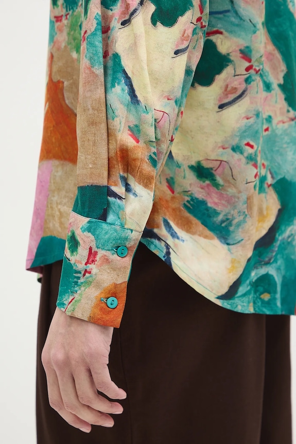 Koszula damska z kolekcji Eviva L'arte RS26-KDD258 multicolor