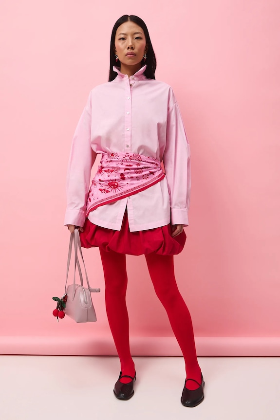 Πουκάμισο Medicine με ελαστάν ροζ RS26-KDD280