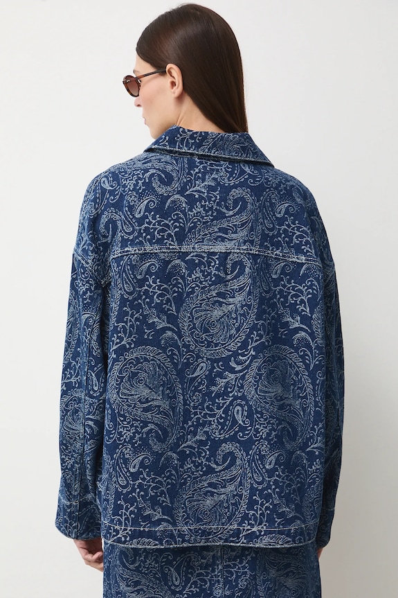 Ρούχα Τζιν πουκάμισο Medicine RS26-KDD300 σκούρο μπλε