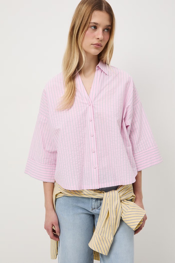 Medicine koszula damska bawełniana z elastanem różowy RS26-KDD603
