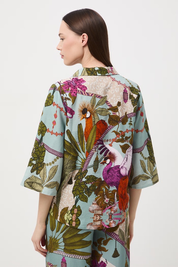 Medicine cămașă pentru femei, cu lyocell multicolor RS26-KDD650