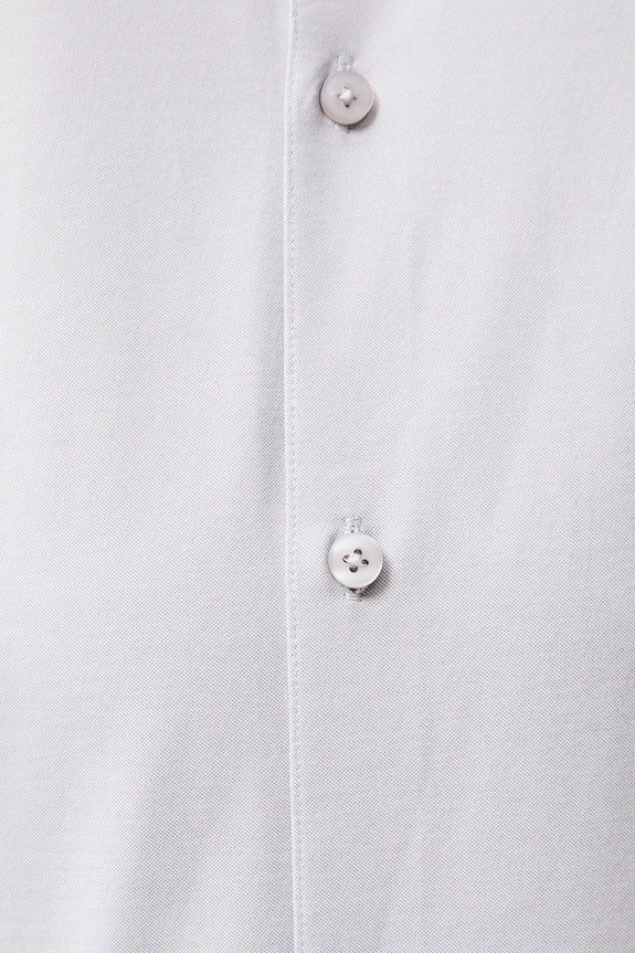 Košeľa s klasickým golier melanžová RS26-KDM031