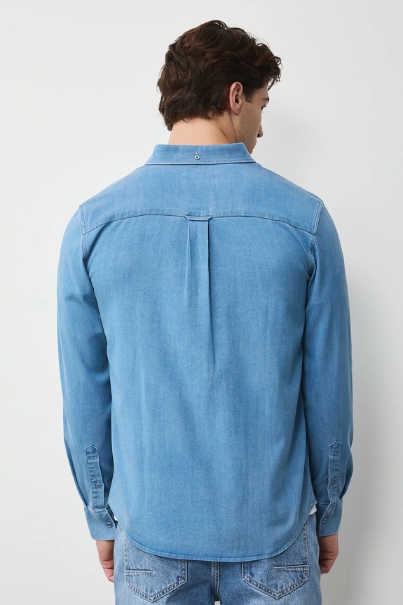 Rifľová košeľa modrá RS26-KDM033