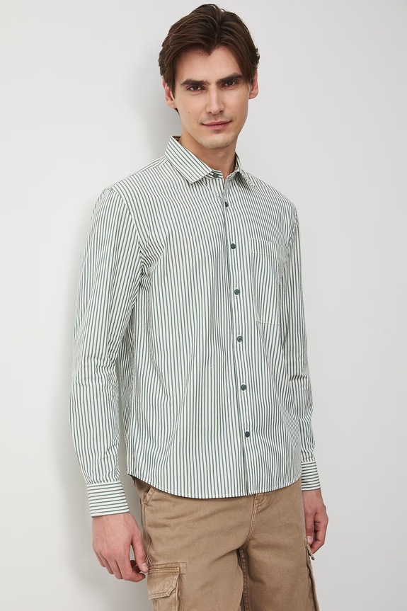 Košile pánská tyrkysová RS26-KDM506