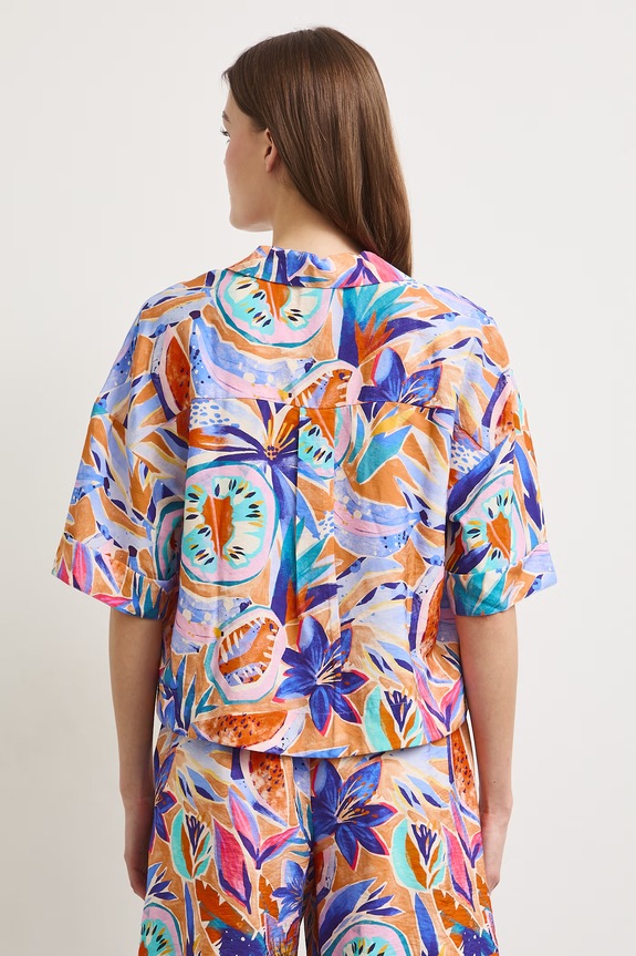 Odzież Koszula damska z wiskozą RS26-KKDA02 multicolor