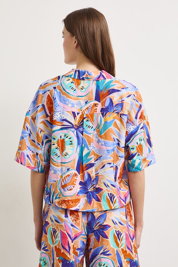 Odzież Koszula damska z wiskozą RS26-KKDA02 multicolor