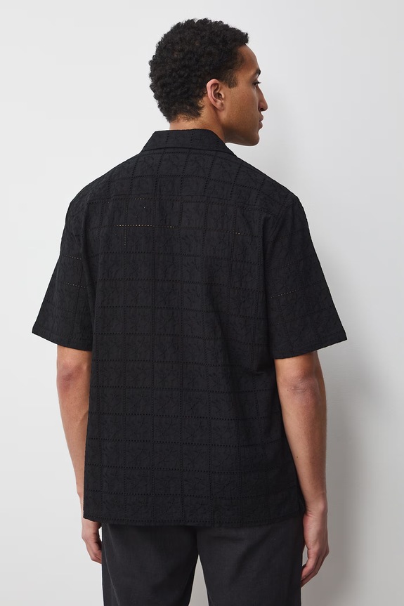 Îmbrăcăminte Medicine cămașă pentru bărbați, din bumbac RS26-KKM073 negru