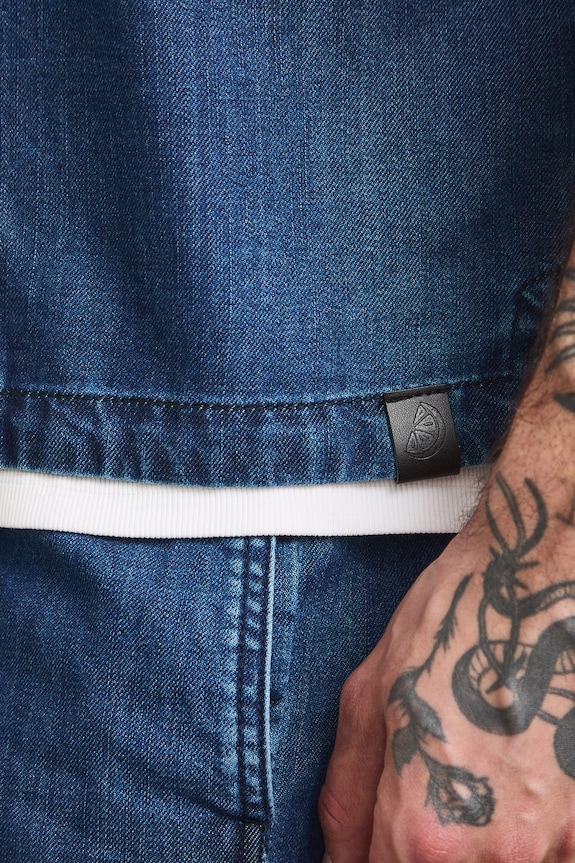 Košeľa pánska s lyocellom s efektom prania RS26-KKMA22