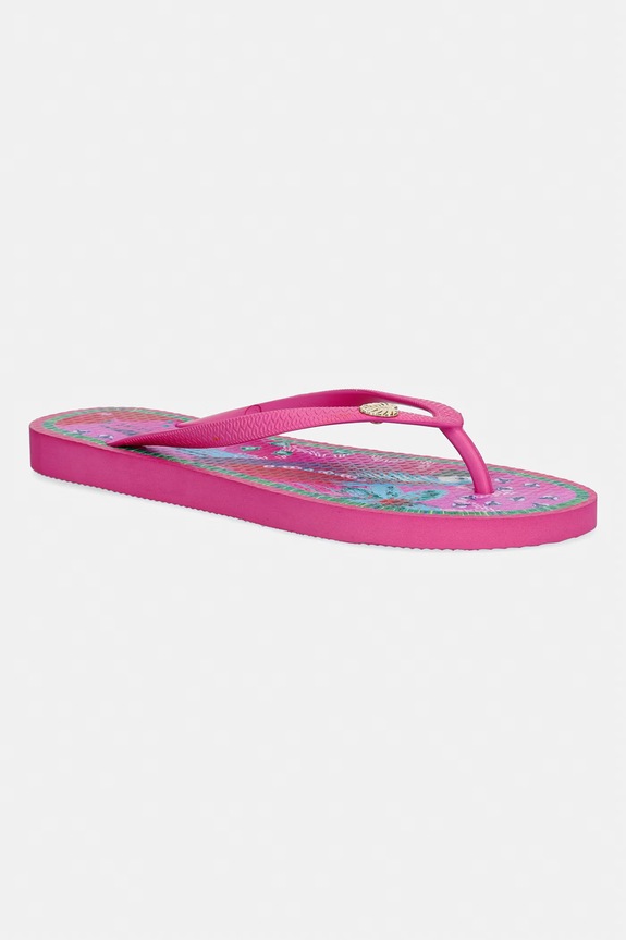 Japonki damskie wzorzyste multicolor RS26-KLD803