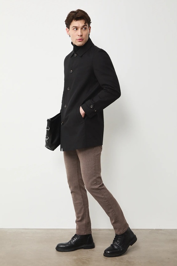 Pamučni kaput Medicine bez tople podstave crna RS26-KPM303