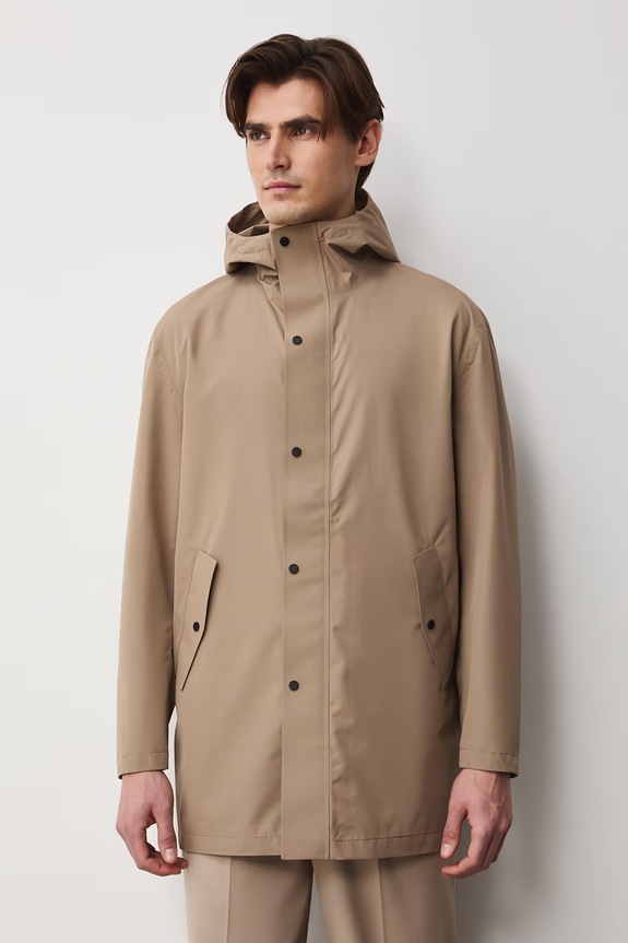 Parka męska beżowy RS26-KPM500
