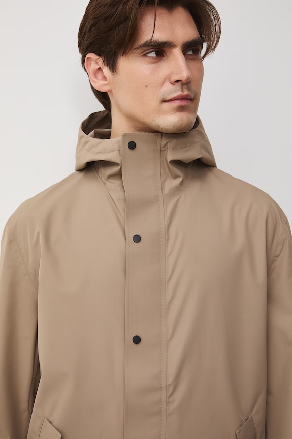 Parka męska beżowy RS26-KPM500