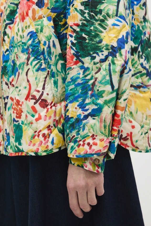 Kurtka damska z kolekcji Eviva L'arte RS26-KUD252 multicolor