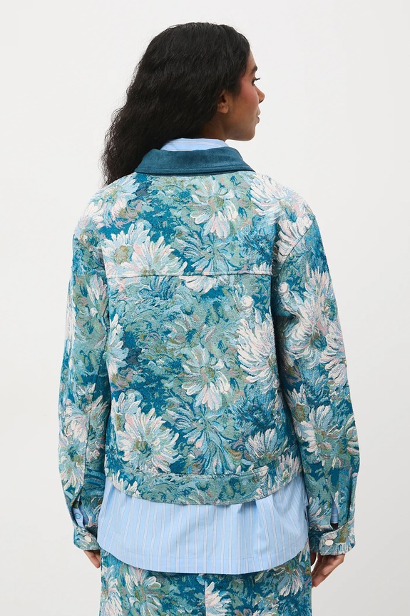 Odzież Kurtka żakardowa wzorzysta RS26-KUD260 multicolor