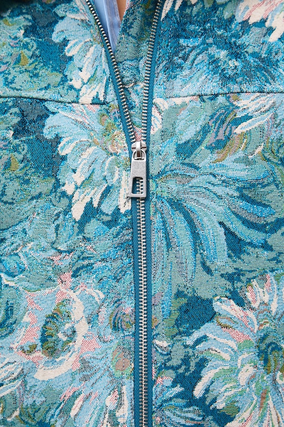 Kurtka żakardowa wzorzysta RS26-KUD260 multicolor