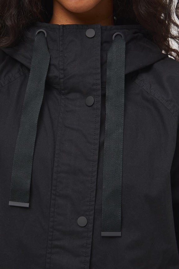 Parka damska bawełniana RS26-KUD500 granatowy