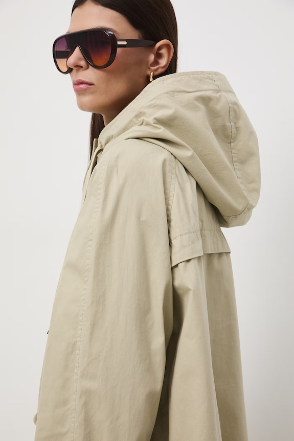 Medicine parka pentru femei, din bumbac verde RS26-KUD500