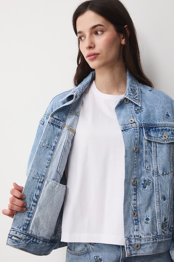 Medicine jachetă pentru femei, din denim RS26-KUD705