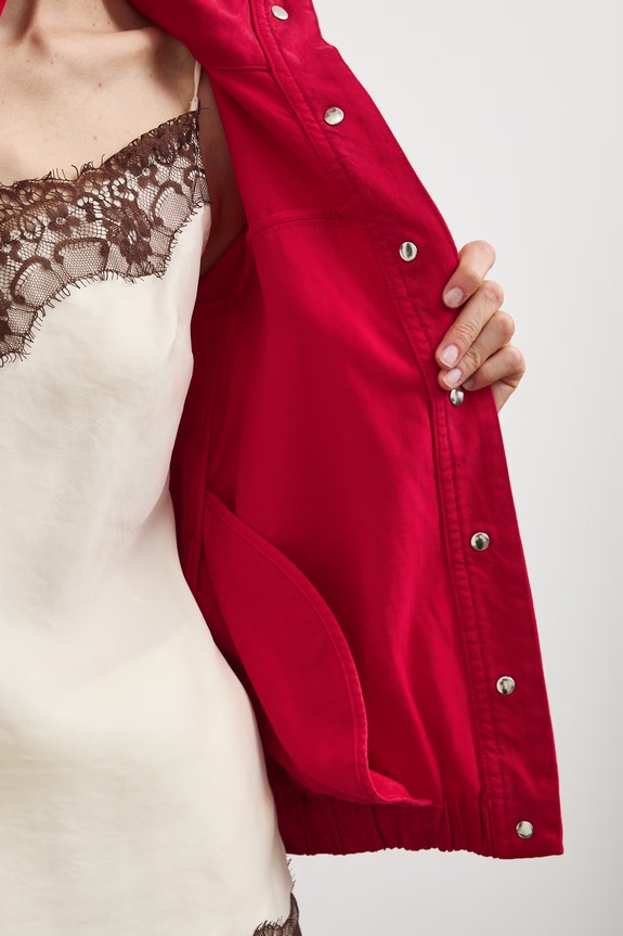 Oversized bunda dámská s lyocellem RS26-KUD800