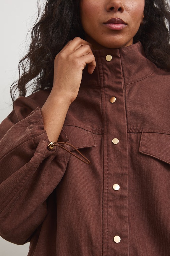 Oversized bunda dámská s lyocellem RS26-KUD800