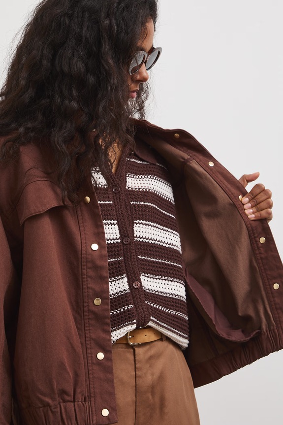 Oversized bunda dámská s lyocellem RS26-KUD800