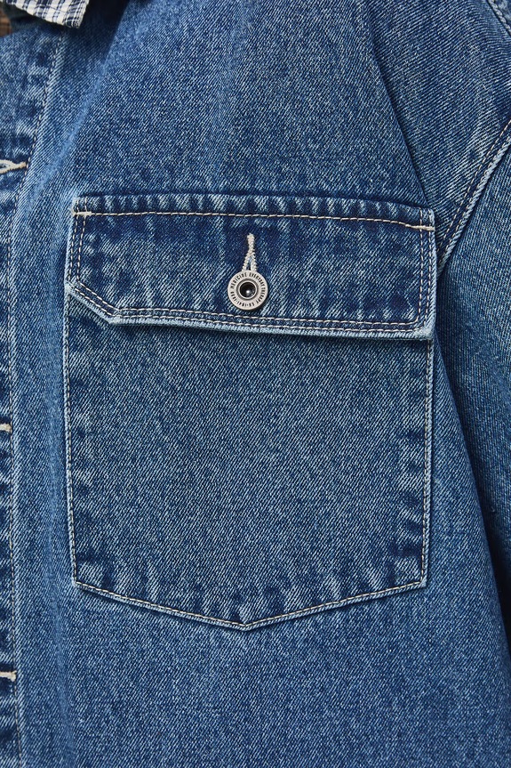 Medicine jachetă pentru bărbați de denim RS26-KUM512
