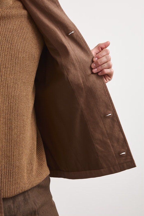 Medicine куртка-сорочка чоловіча з льоном RS26-KUM910