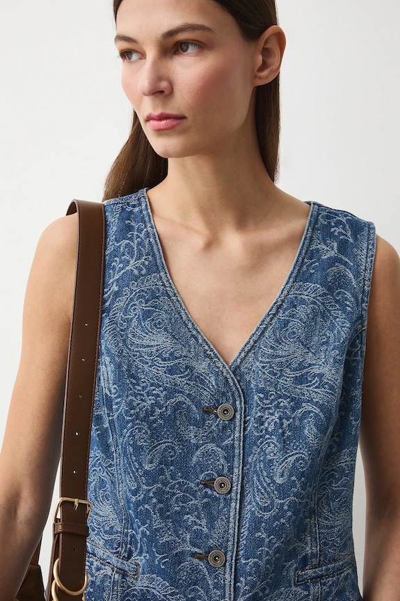 Γιλέκο τζιν Medicine RS26-KZD300 μπλε