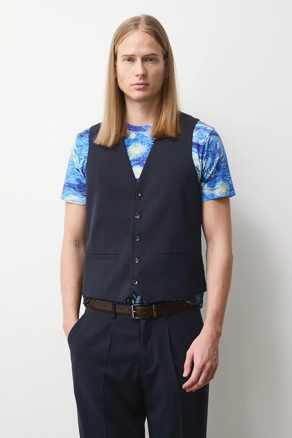 Medicine mellény nyomtatásos sötétkék RS26-KZM220