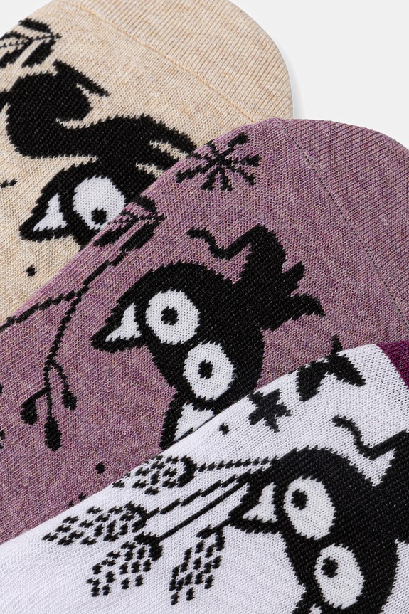 Medicine calzini in cotone pacco da 3 RS26-LGD201 multicolore RS26