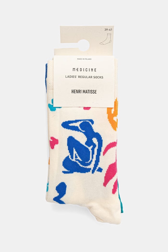 Odzież Skarpetki bawełniane damskie z kolekcji Eviva L'arte (2-pack) RS26-LGD250 multicolor