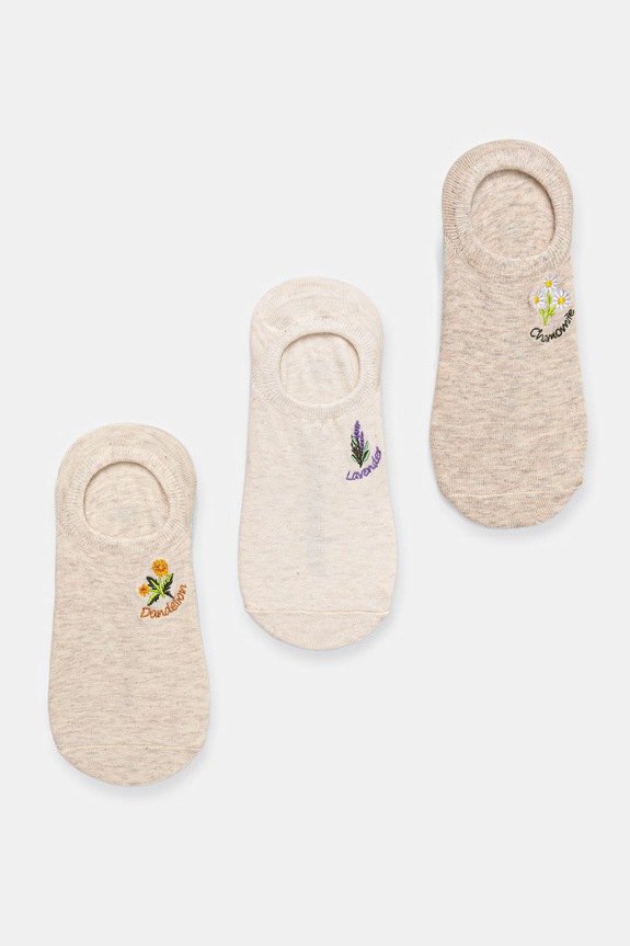 Skarpety stopki damskie 3-pack multicolor RS26-LGD500