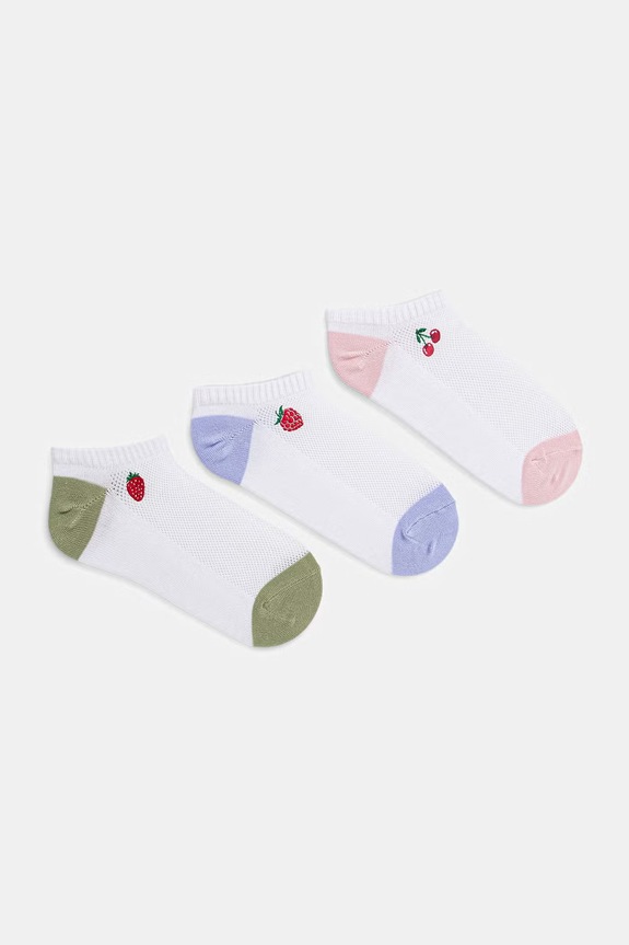Skarpety damskie 3-pack biały RS26-LGD517