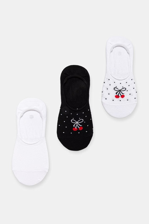 Skarpety stopki damskie 3-pack multicolor RS26-LGD522