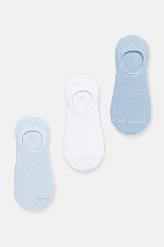Skarpety stopki damskie z modalem gładkie 3-pack multicolor RS26-LGD526