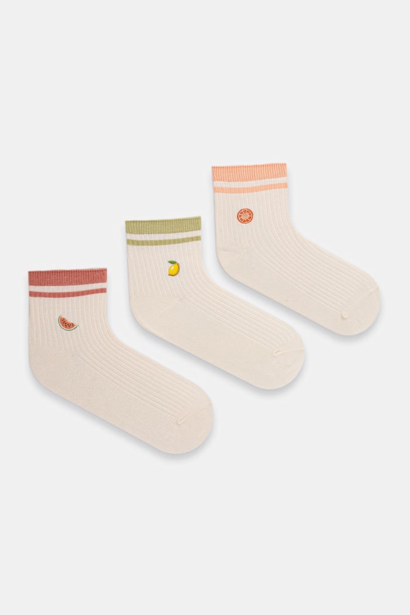Medicine șosete pentru femei, din fibră de bambus, pachet de 3 multicolor RS26-LGD704