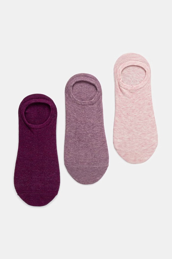 Skarpety stopki damskie bawełniane 3-pack multicolor RS26-LGD706
