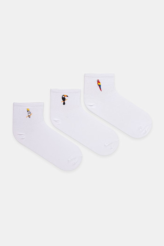 Skarpety damskie bawełniane 3-pack multicolor RS26-LGD726