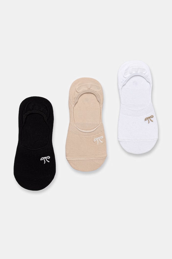 Medicine skarpety stopki damskie z bawełną 3-pack multicolor RS26-LGDA08