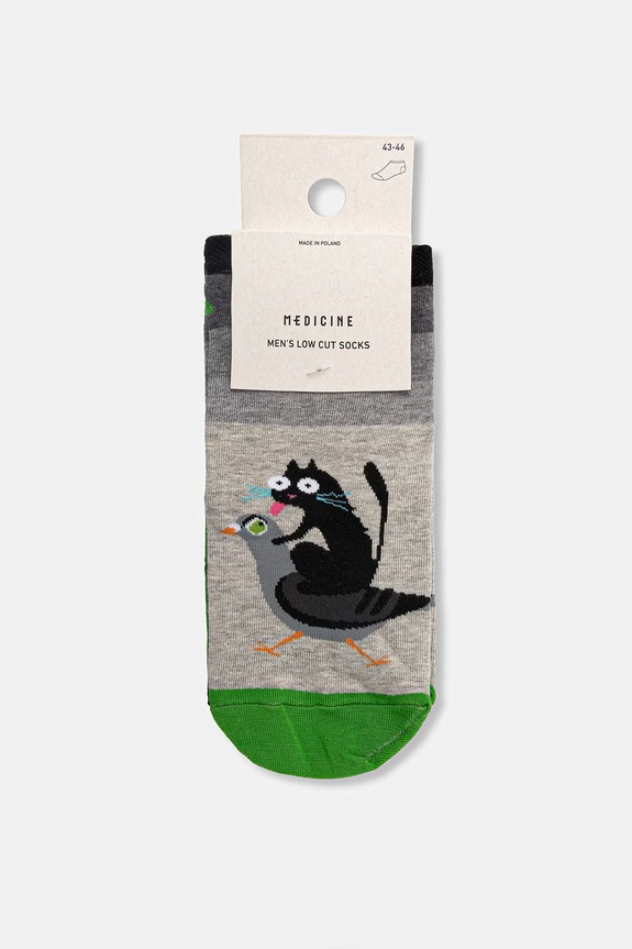 Oblečenie Bavlnené ponožky vzorované (2-pack) RS26-LGM204 viacfarebná