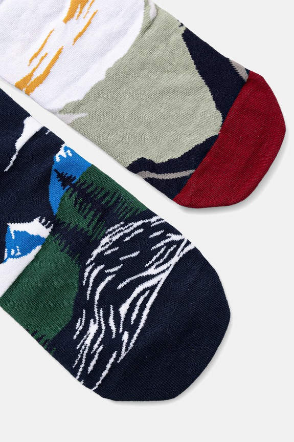 Medicine skarpetki bawełniane 2-pack RS26-LGM506 multicolor RS26