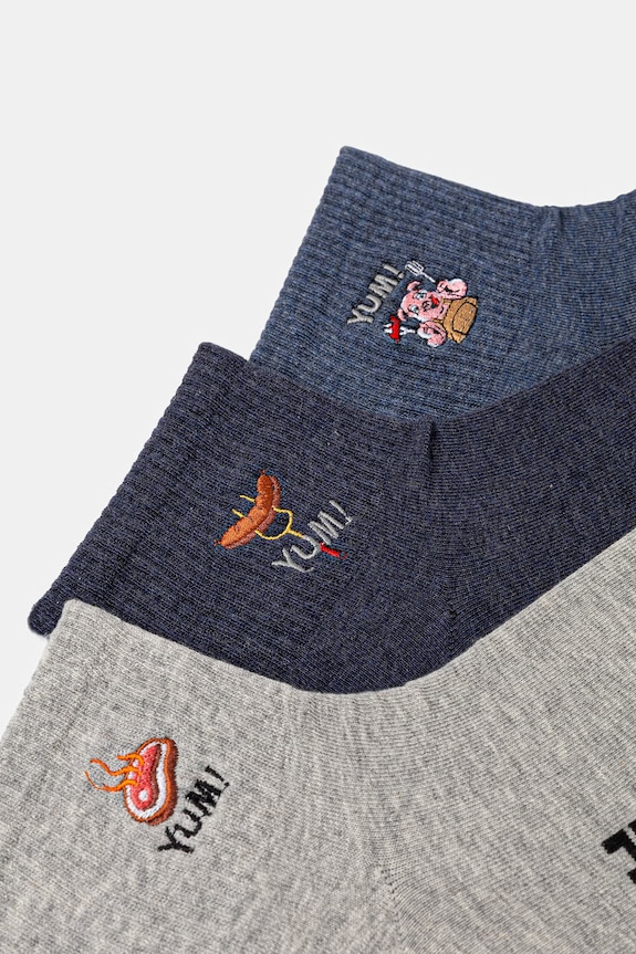 Odzież Skarpety damskie 3-pack RS26-LGM512 multicolor