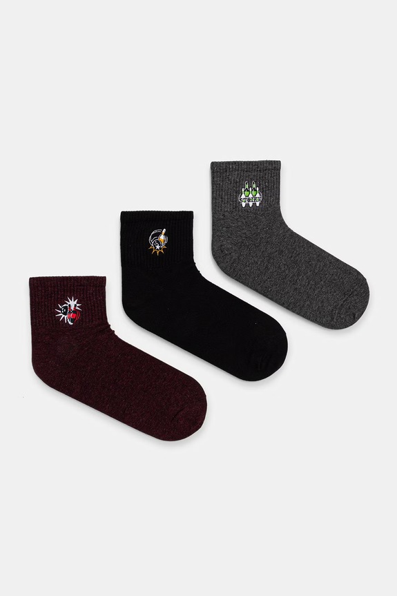 Skarpety męskie bawełniane 3-pack multicolor RS26-LGM513