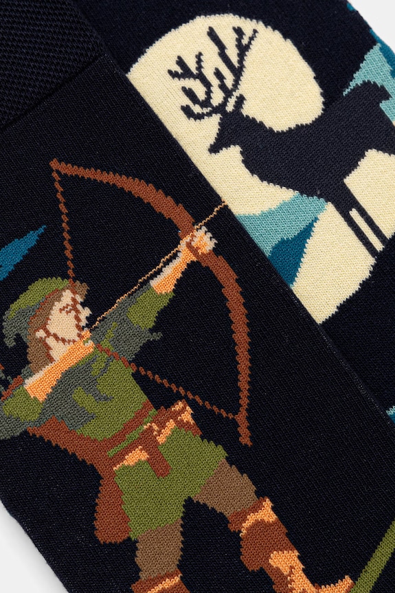 Medicine skarpetki bawełniane 2-pack RS26-LGM518 multicolor RS26