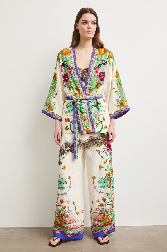 Medicine kimono damskie z wiskozą RS26-MKDA50 multicolor RS26